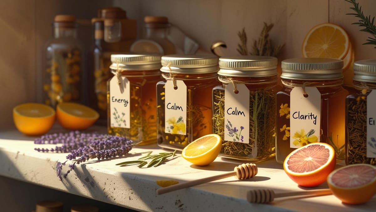 Infuse Your Pantry: A Guide to Creating Herbal Honey Infusions for Energy, Calm, and Clarity